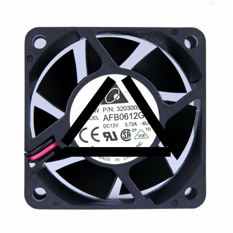 Delta AFB0612GH DC 12V 0.72A 2 Wires / 3 Wires / 4 Wires Axial Cooling Fan