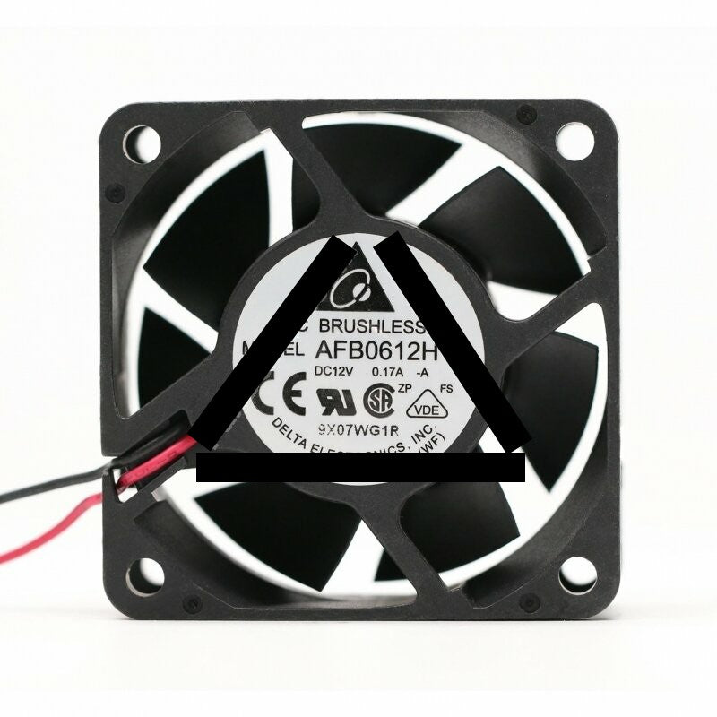 Delta AFB0612H -A DC 12V 0.17A 2 Wires / 3 Wires Axial Cooling Fan