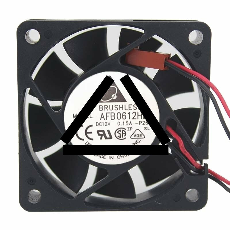 Delta AFB0612HB DC 12V 0.15A 2 Wires / 3 Wires Axial Cooling Fan