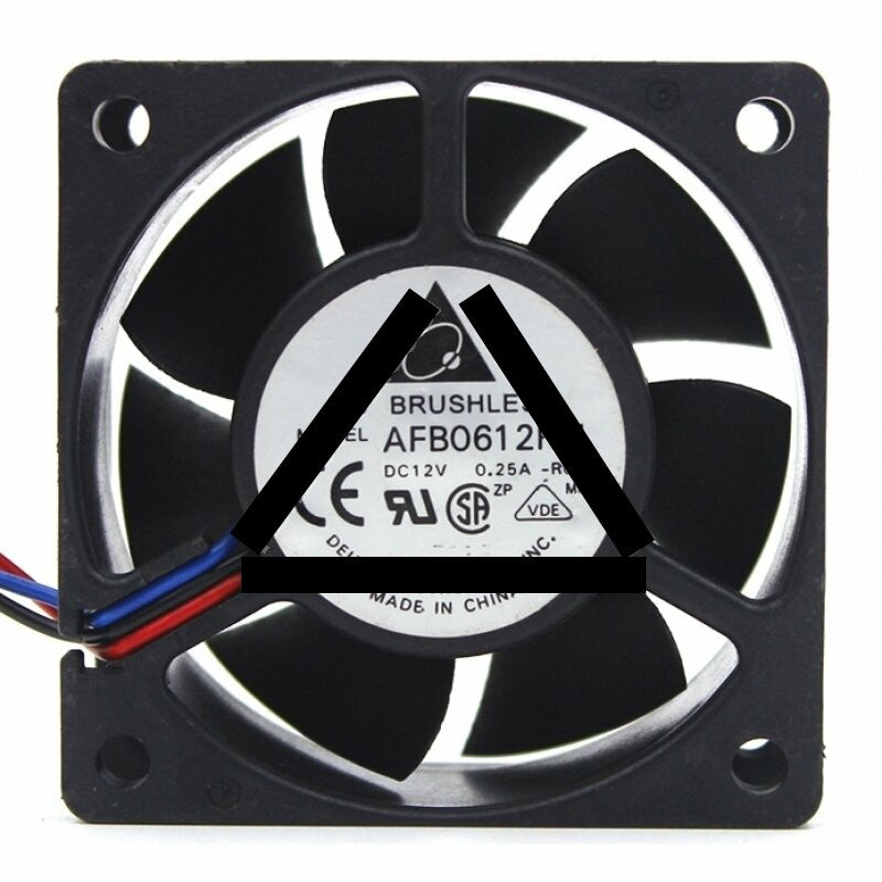 Delta AFB0612HH DC 12V 0.25A 2 Wires / 3 Wires Axial Cooling Fan