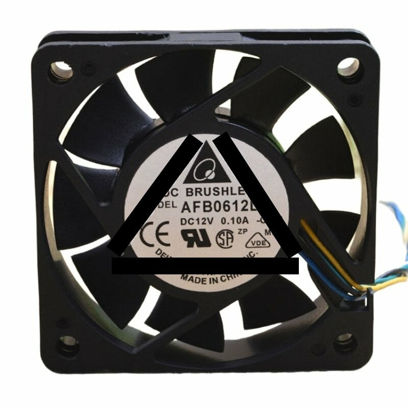Delta AFB0612LB DC 12V 0.10A 2 Wires / 3 Wires / 4 Wires Axial Cooling Fan