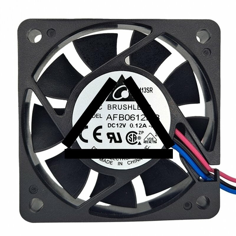 Delta AFB0612MB DC 12V 0.12A 2 Wires / 3 Wires Axial Cooling Fan