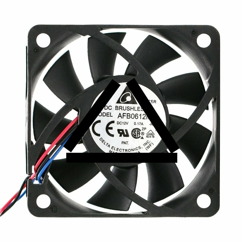Delta AFB0612MC DC 12V 0.17A 2 Wires / 3 Wires Axial Cooling Fan