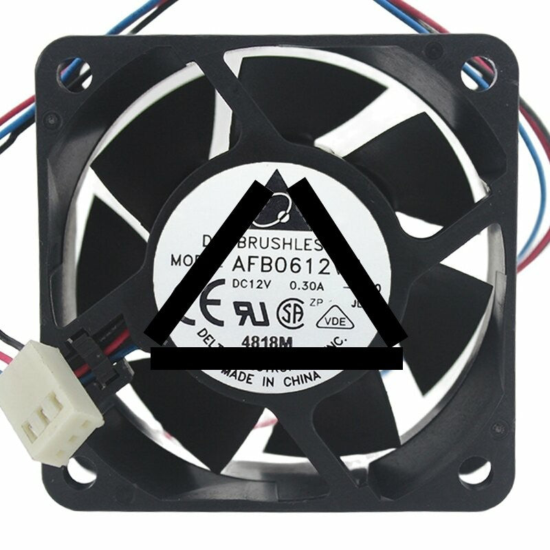 Delta AFB0612VH DC 12V 0.30A 6025 Axial Brushless Cooling Fan