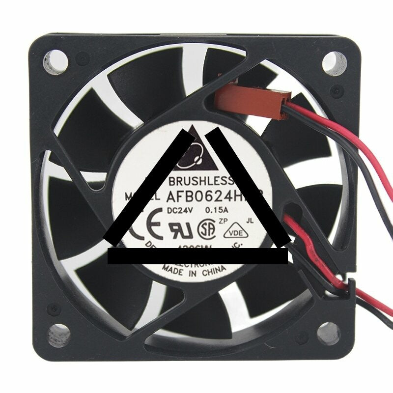 Delta AFB0624HHB DC 24V 0.15A 6015 Axial Brushless Cooling Fan