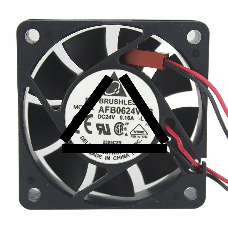 Delta AFB0624VHB DC 24V 0.16A 6015 Axial Brushless Cooling Fan