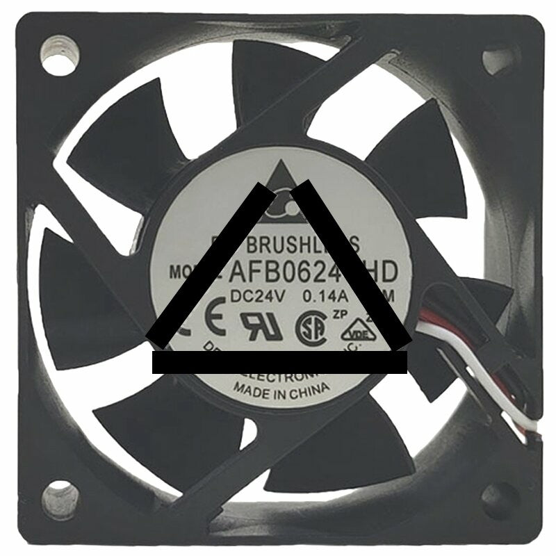 Delta AFB0624VHD DC 24V 0.14A 2 Wires / 3 Wires Brushless Axial Cooling Fan