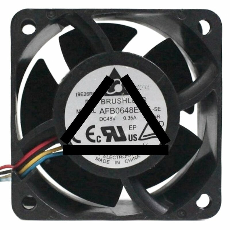 Delta AFB0648EHE DC 48V 0.35A 4 Wires Brushless PWM Axial Cooling Fan