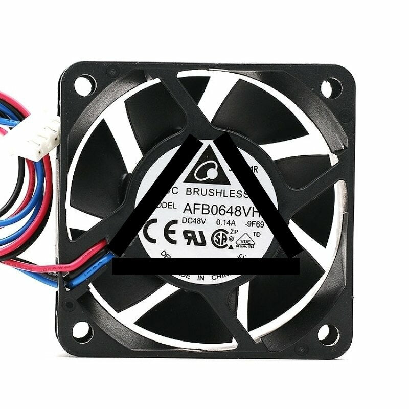Delta AFB0648VH DC 48V 0.14A 3 Wires / 4 Wires Axial Cooling Fan