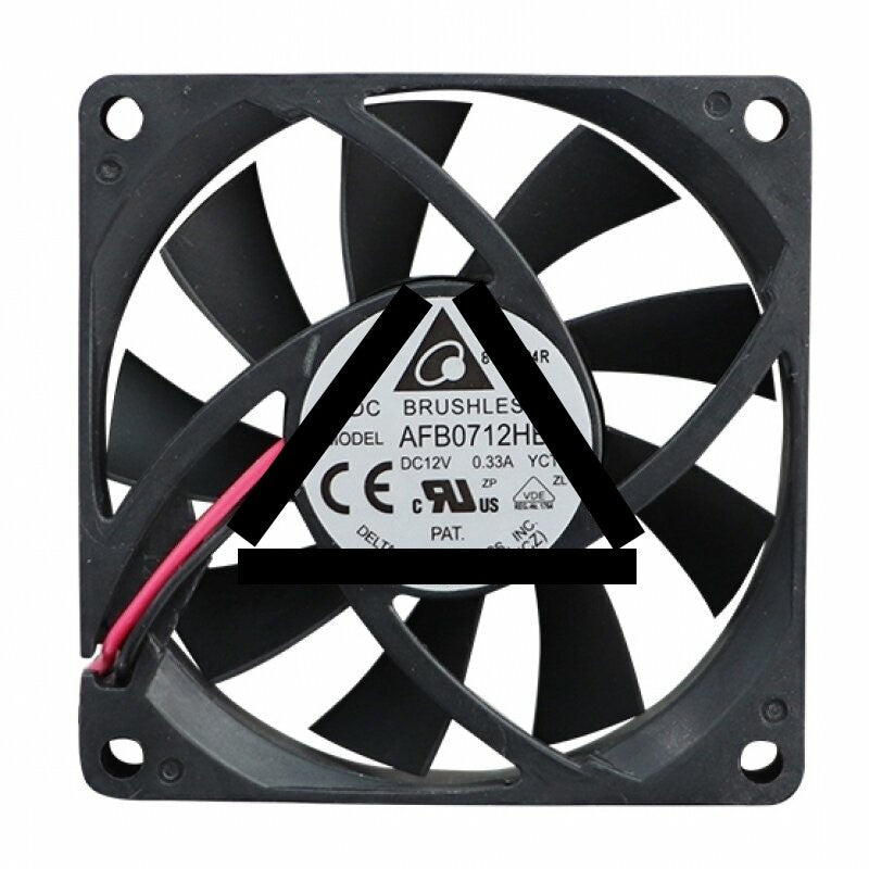 Delta AFB0712HB DC 12V 0.33A 2 Wires / 3 Wires / 4 Wires Axial Cooling Fan