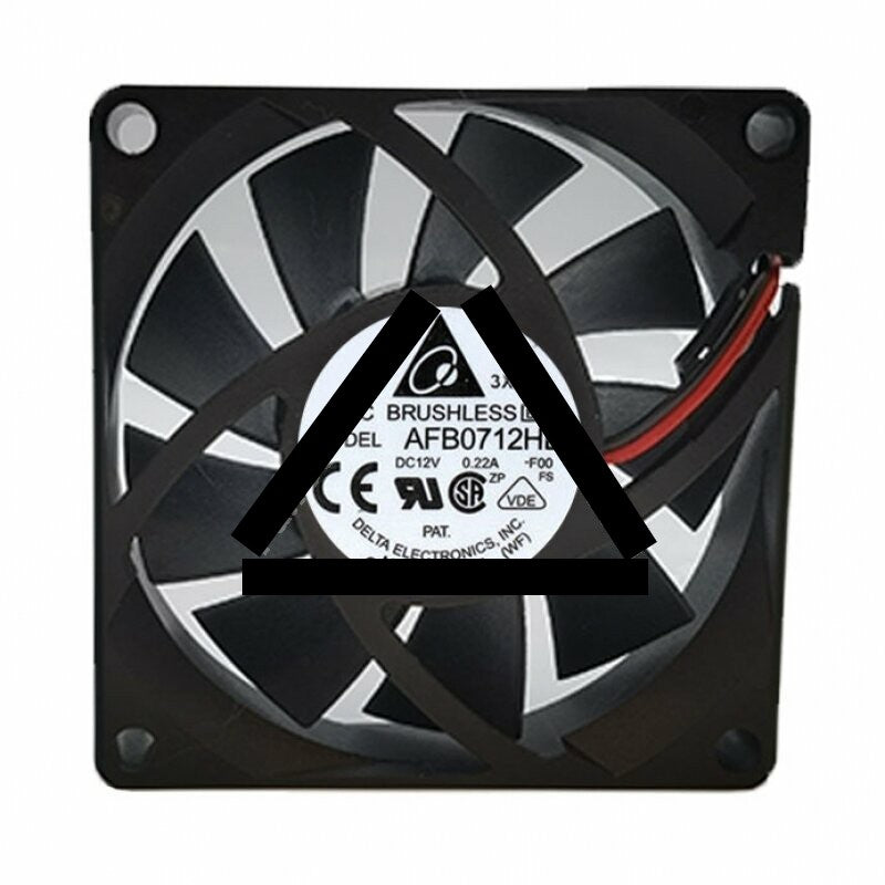 Delta AFB0712HD DC 12V 0.22A 2 Wires / 3 Wires Axial Cooling Fan
