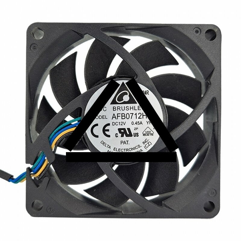 Delta AFB0712HHB DC 12V 0.45A 2 Wires / 3 Wires / 4 Wires Axial Cooling Fan