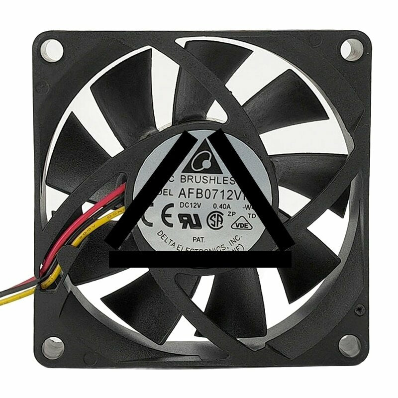 Delta AFB0712VHD DC 12V 0.40A 7020 Axial Cooling Fan