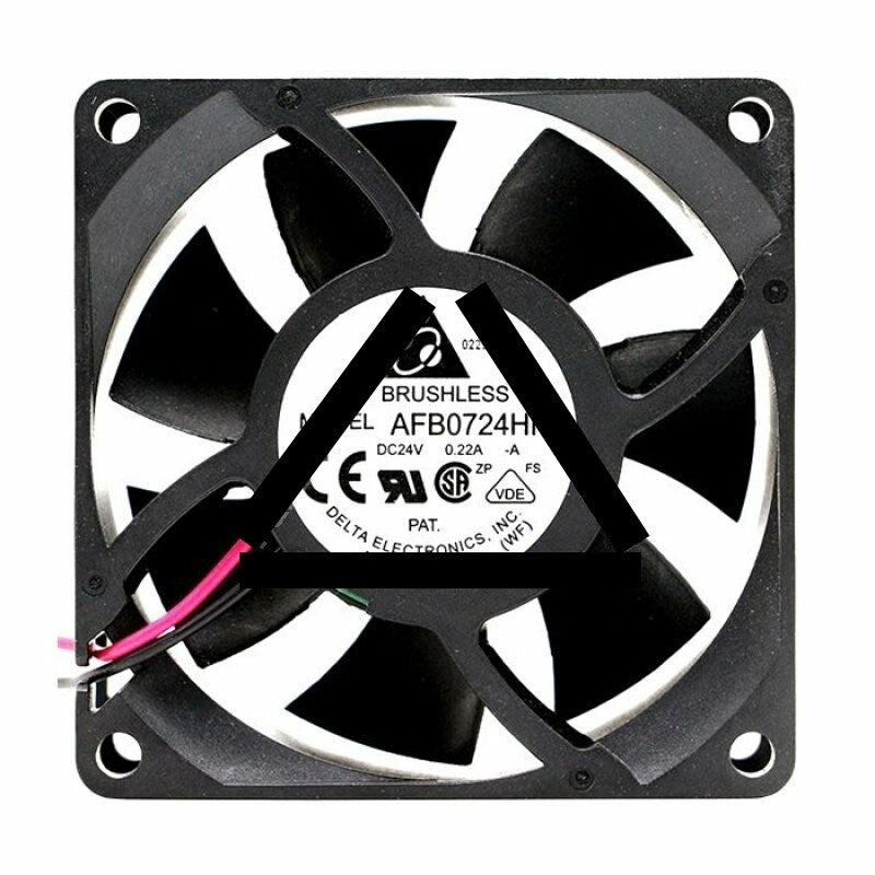 Delta AFB0724HH DC 24V 0.22A 2 Wires / 3 Wires Axial Cooling Fan