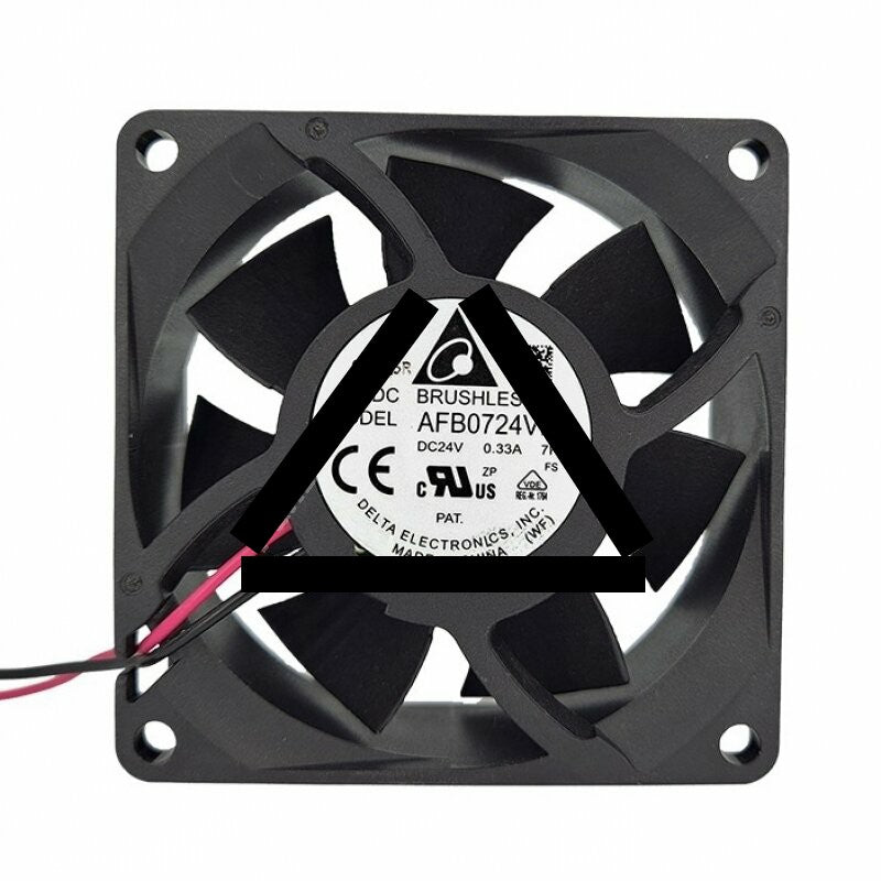 Delta AFB0724VH DC 24V 0.33A 2 Wires / 3 Wires Axial Cooling Fan