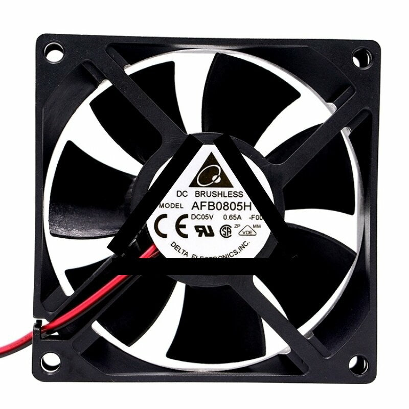 Delta AFB0805H DC 5V 0.65A 2 Wires / 3 Wires Axial Cooling Fan