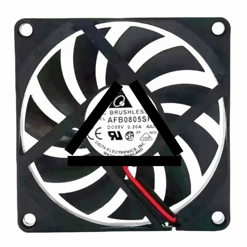 Delta AFB0805SH DC 5V 0.30A 8010 Axial Brushless Cooling Fan