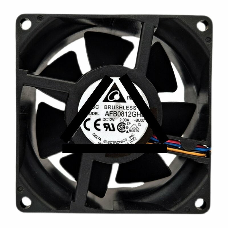 Delta AFB0812GHE DC 12V 2.00A 2 Wires / 3 Wires / 4 Wires Axial Cooling Fan