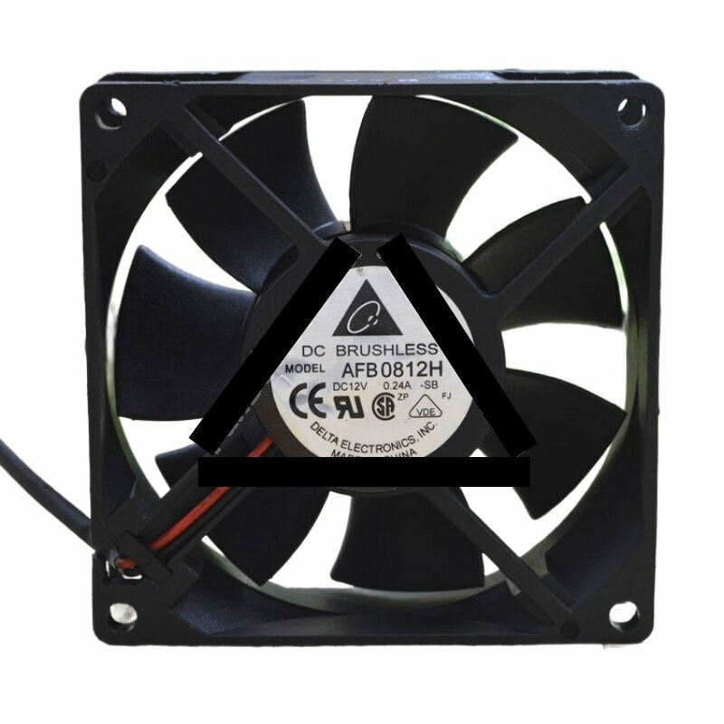 Delta AFB0812H DC 12V 0.24A 2 Wires / 3 Wires Axial Cooling Fan