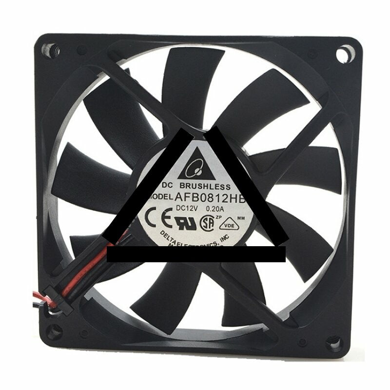 Delta AFB0812HB DC 12V 0.2A 2 Wires / 3 Wires Axial Cooling Fan