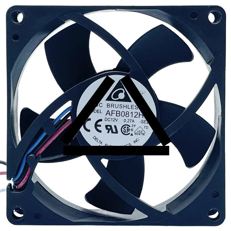 Delta AFB0812HD 12V 0.27A 3 Wires Axial Cooling Fan