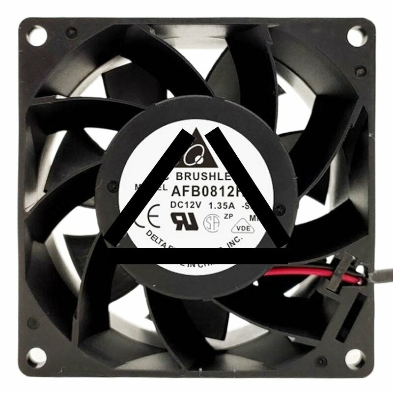 Delta AFB0812HE DC 12V 1.35A 8038 Brushless Axial Cooling Fan