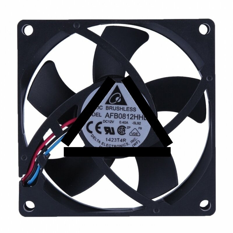 Delta AFB0812HHD DC 12V 0.40A 2 Wires / 3 Wires / 4 Wires Axial Cooling Fan