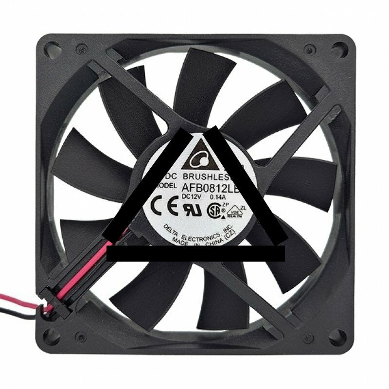 Delta AFB0812LB DC 12V 0.14A 2 Wires / 3 Wires / 4 Wires Axial Cooling Fan