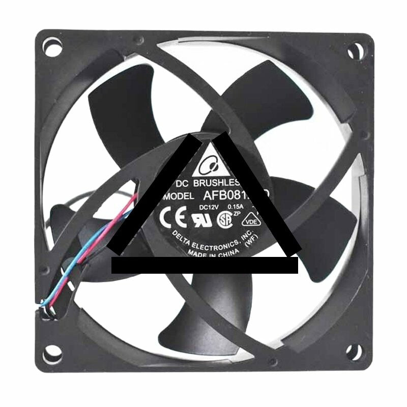 Delta AFB0812LD DC 12V 0.15A 8020 Axial Brushless Cooling Fan