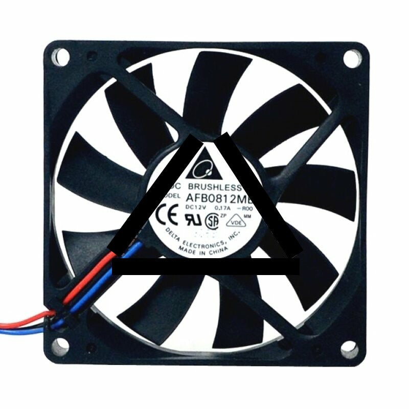 Delta AFB0812MB DC 12V 0.17A 2 Wires / 3 Wires Axial Cooling Fan