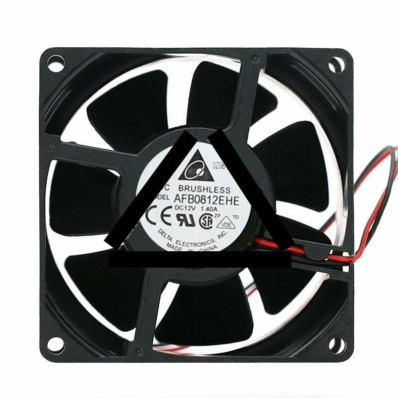 Delta AFB0812SHE DC 12V 1.00A 2 Wires / 3 Wires / 4 Wires Axial Cooling Fan