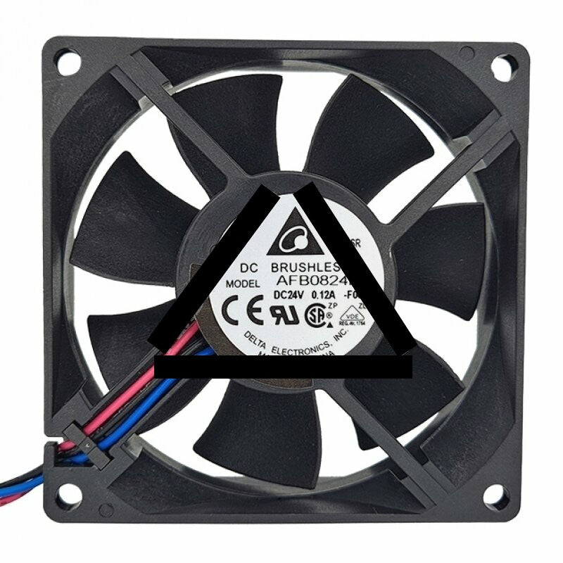 Delta AFB0824H DC 24V 0.12A 2 Wires / 3 Wires Axial Cooling Fan
