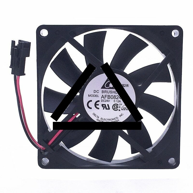 Delta AFB0824HB DC 24V 0.12A 2 Wires / 3 Wires Axial Cooling Fan