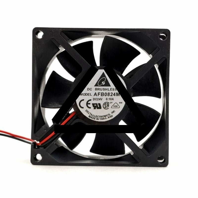 Delta AFB0824M DC 24V 0.1A 2 Wires Axial Cooling Fan