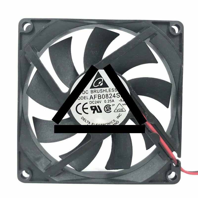 Delta AFB0824SHB DC 24V 0.25A 2 Wires / 3 Wires Axial Cooling Fan