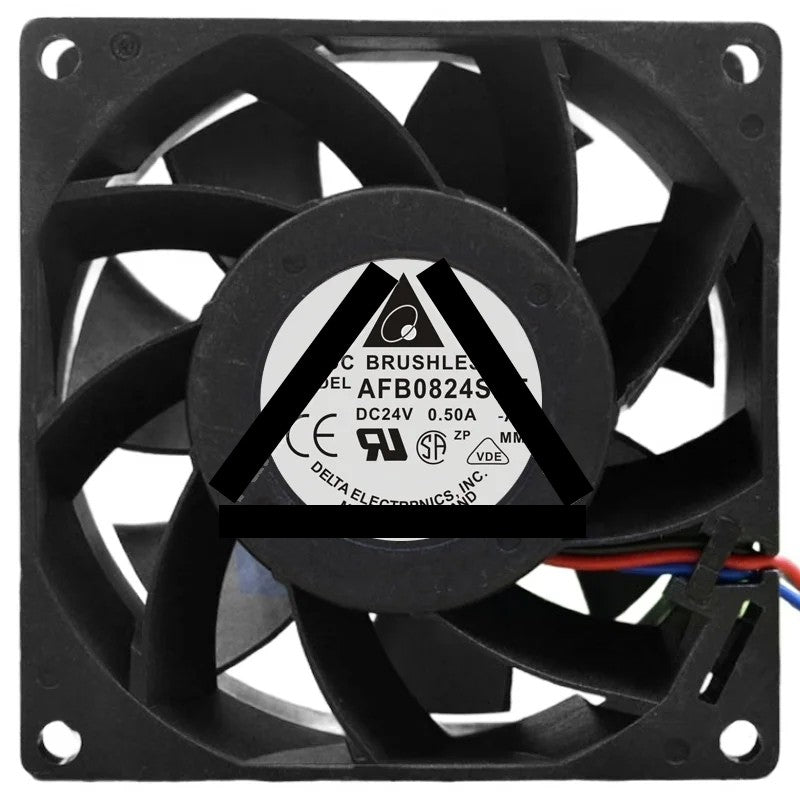 Delta AFB0824SHE 24V 0.50A DC Brushless Axial Fan