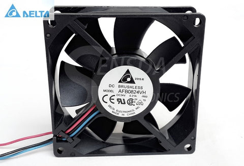 Delta AFB0824VH -R00 8025 8cm 80mm DC 24V 0.21A server inverter industrial axial cooling fans blower alarm signal