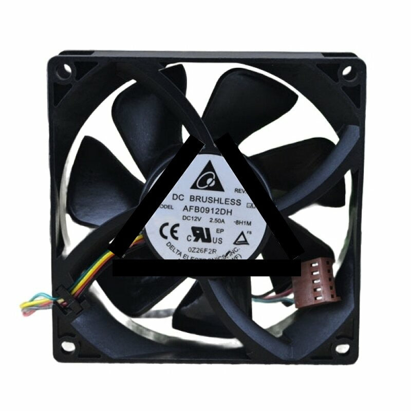 Delta AFB0912DH DC 12V 2.50A 2 Wires / 3 Wires / 4 Wires Axial Cooling Fan