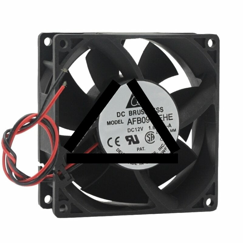Delta AFB0912EHE DC 12V 1.68A 2 Wires / 3 Wires / 4 Wires Axial Cooling Fan