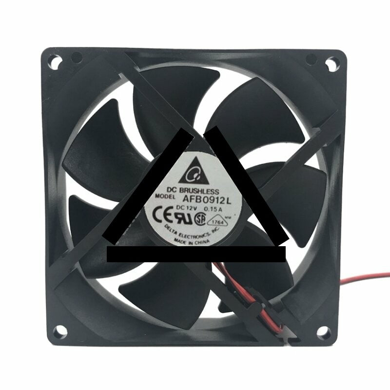 Delta AFB0912L DC 12V 0.15A 2 Wires / 3 Wires Axial Cooling Fan