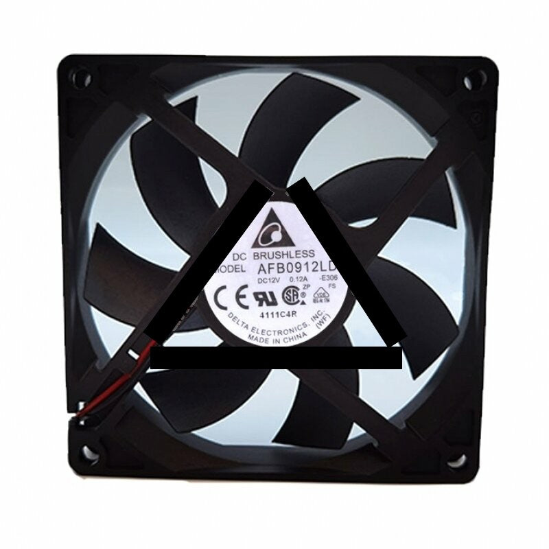 Delta AFB0912LD DC 12V 0.12A 2 Wires / 3 Wires / 4 Wires Axial Cooling Fan