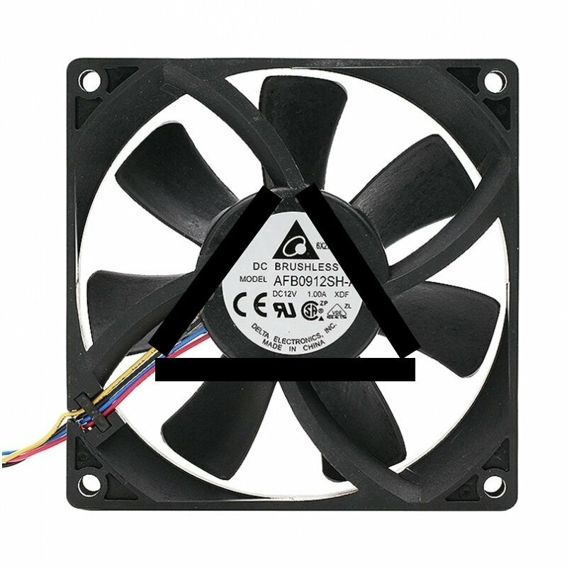 Delta AFB0912SH-A DC 12V 1.00A 2 Wires / 3 Wires / 4 Wires Axial Cooling Fan