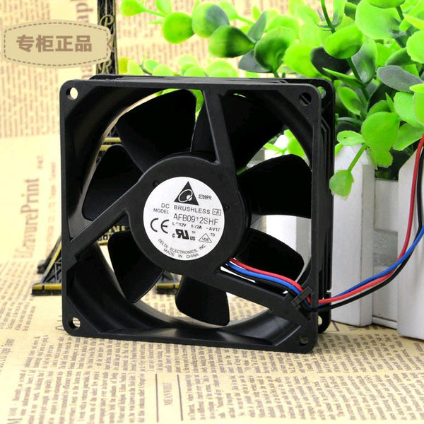 DELTA AFB0912SHF 9032 12V 0.72A 9CM/CM Double ball bearing cooling fan 90x90x32mm