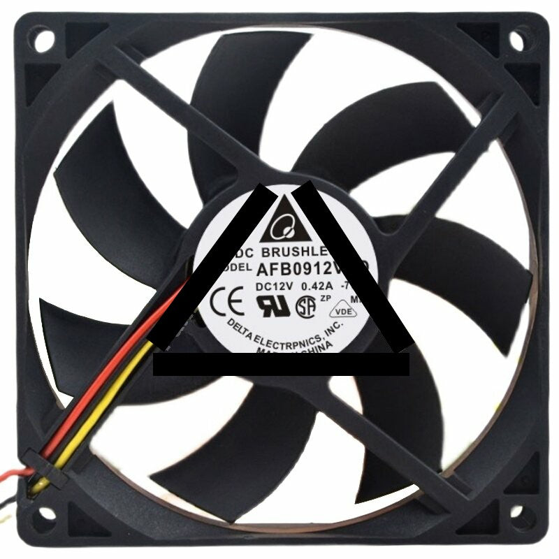 Delta AFB0912VHD DC 12V 0.42A 9020 Brushless Axial Cooling Fan