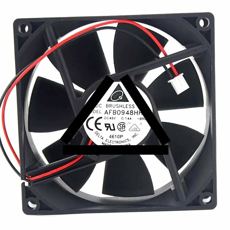 Delta AFB0948HH DC 48V 0.14A 2 Wires / 3 Wires Axial Cooling Fan