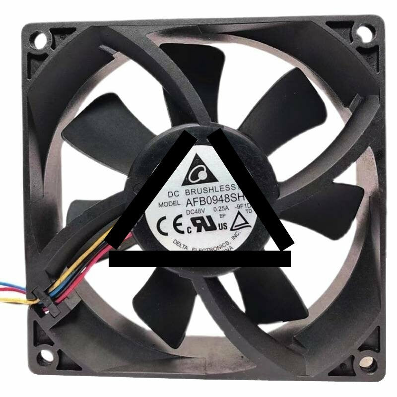 Delta AFB0948SH DC 48V 0.25A 2 Wires / 3 Wires / 4 Wires Axial Cooling Fan