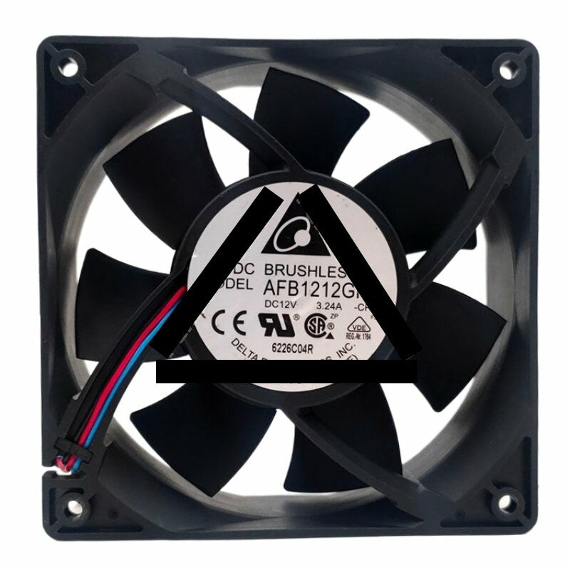Delta AFB1212GHE DC 12V 3.24A 12038 Axial Brushless Cooling Fan