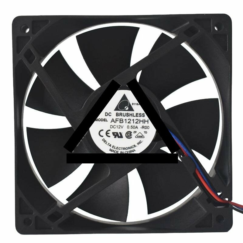 Delta AFB1212HH DC 12V 0.50A 12025 Axial Brushless Cooling Fan