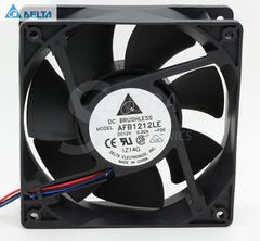 Delta AFB1212LE -F00 125 12cm 1mm DC 12V 0.30A Computer cpu case axial cooling fans