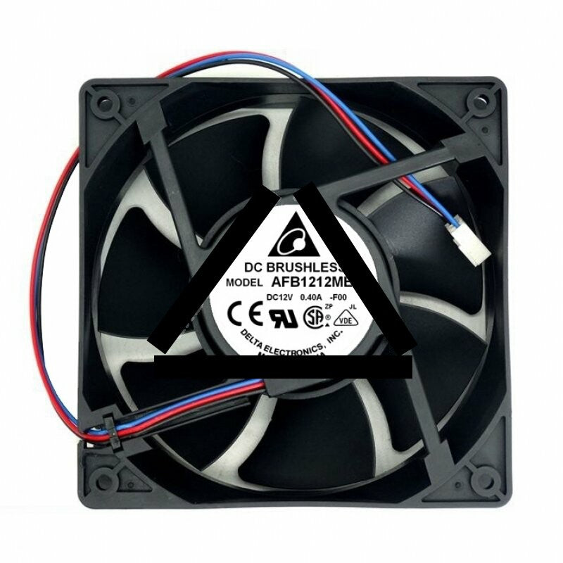 Delta AFB1212ME-F00 DC 12V 0.4A 2 Wires / 3 Wires / 4 Wires Axial Cooling Fan